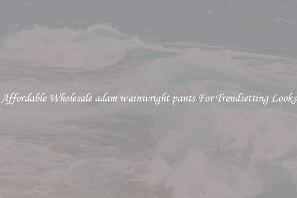 Affordable Wholesale adam wainwright pants For Trendsetting Looks