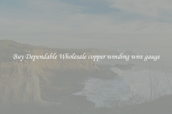 Buy Dependable Wholesale copper winding wire gauge
