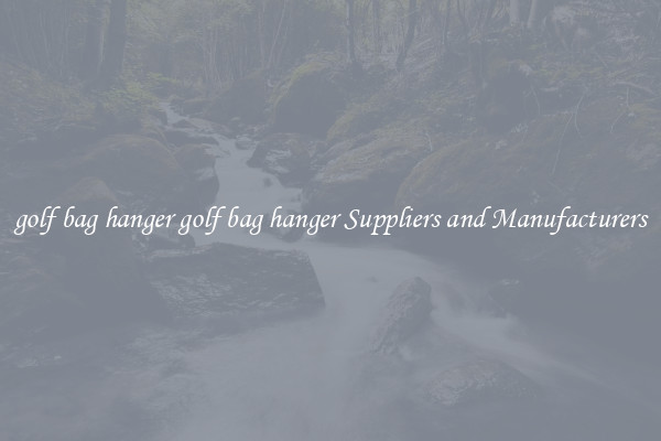 golf bag hanger golf bag hanger Suppliers and Manufacturers