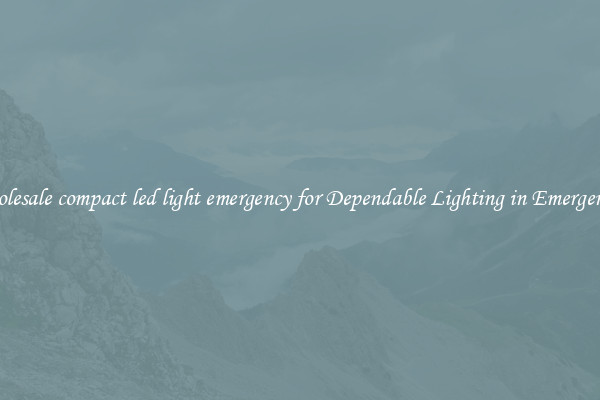 Wholesale compact led light emergency for Dependable Lighting in Emergencies