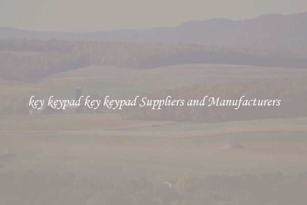 key keypad key keypad Suppliers and Manufacturers