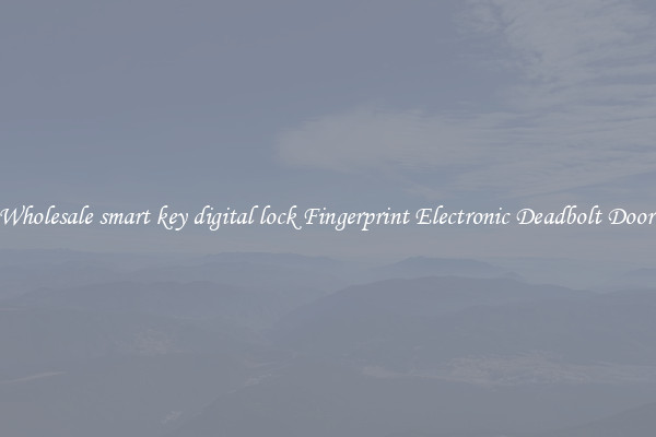 Wholesale smart key digital lock Fingerprint Electronic Deadbolt Door 