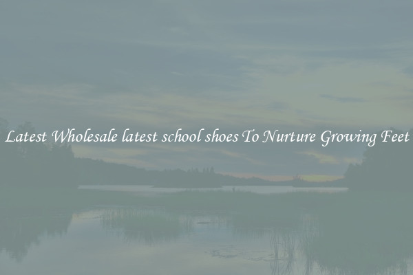 Latest Wholesale latest school shoes To Nurture Growing Feet